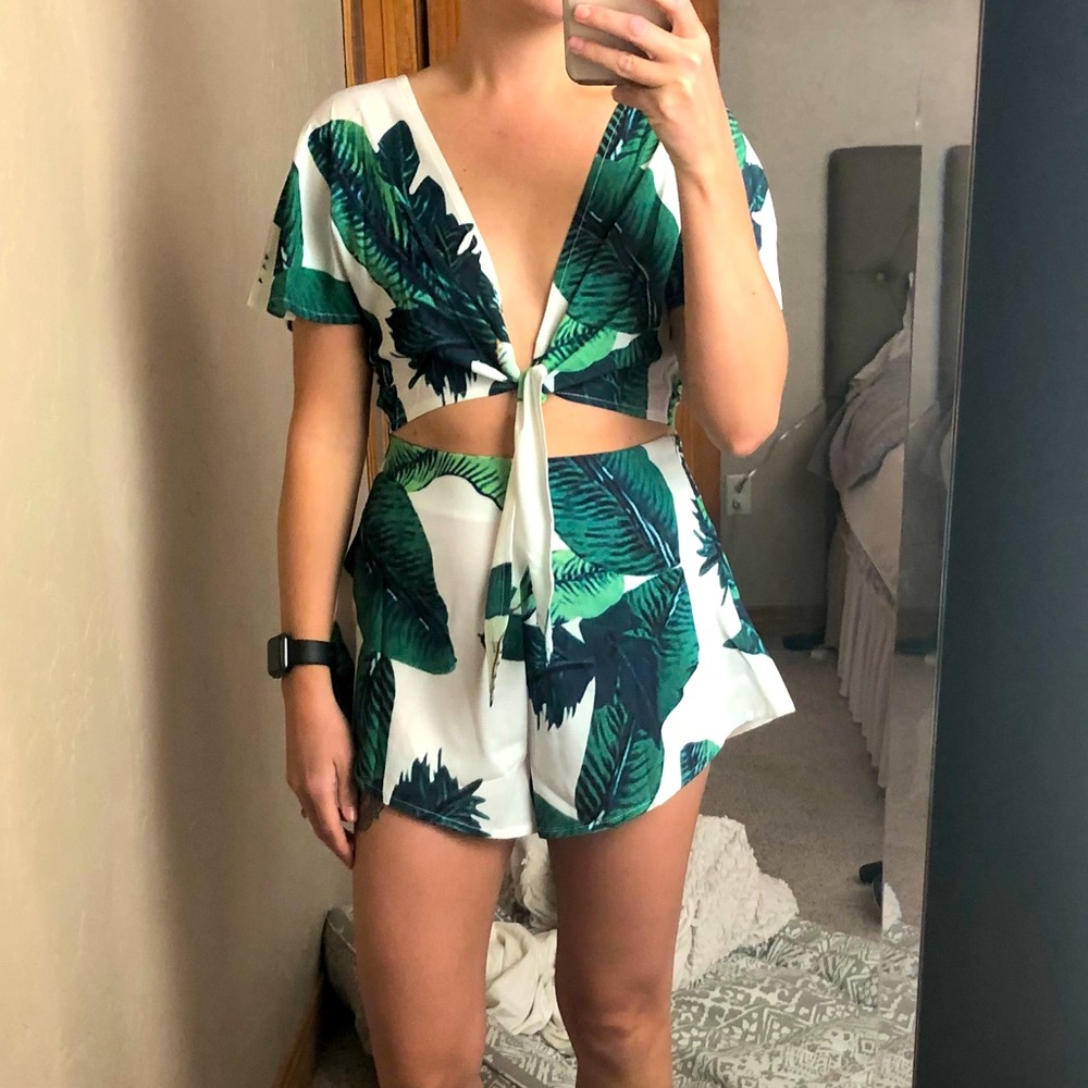 Tropical Two Piece Set